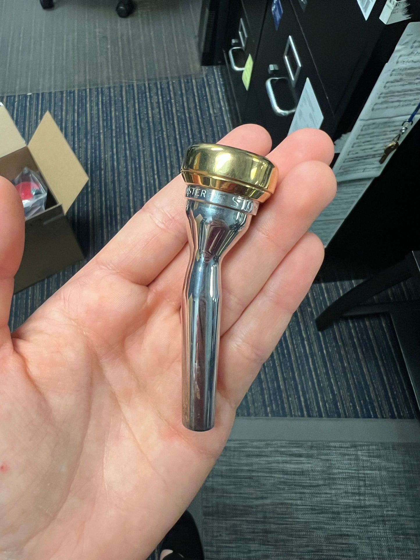 Used Stork XV4 Modified Shank Trumpet Mouthpiece