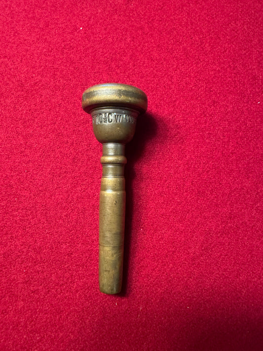 Used NY Bach 10 1/2CW Trumpet Mouthpiece