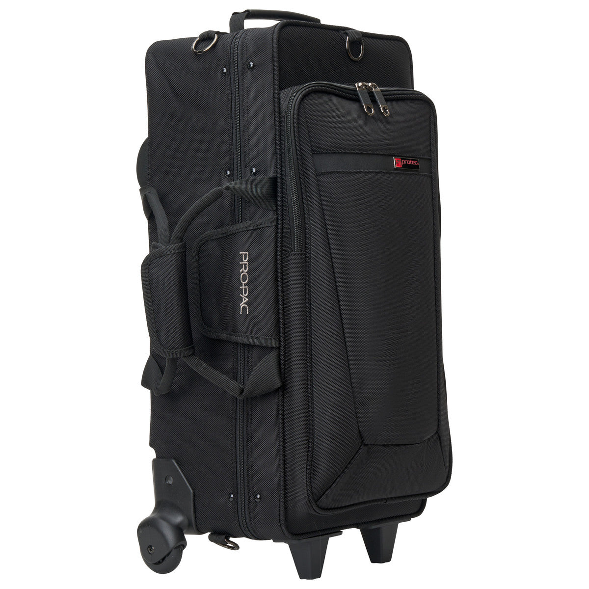 Protec iPac Double Trumpet Case with Wheels IP301DWL