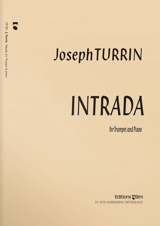 Turrin - Intrada for Trumpet and Piano