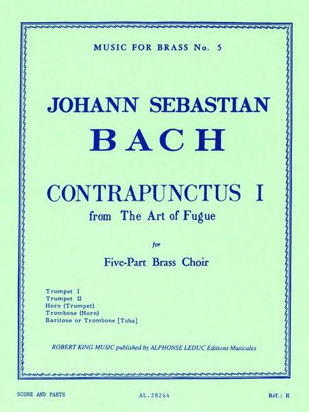 Bach — The Art of Fugue Contrapuntus 1 for Brass Quintet