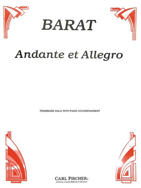 Barat, J. Ed – Andante et Allegro for Trombone and Piano