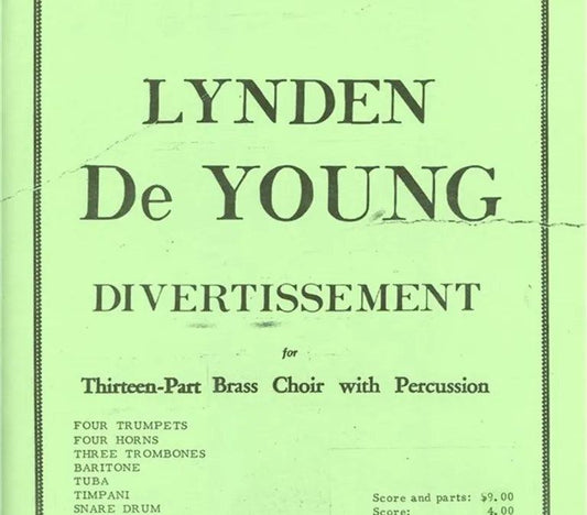 DeYoung — Divertissement for Brass Choir