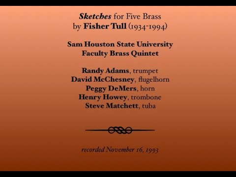 Tull, Fisher - Sketches for Five Brass