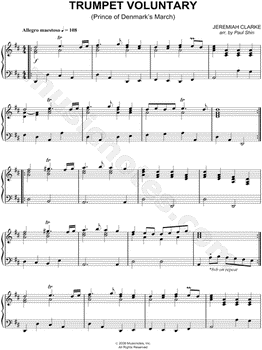 Clarke - Trumpet Voluntary Piano