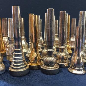 Used Curry 1HDC Cornet Mouthpiece in Gold UMT 1870