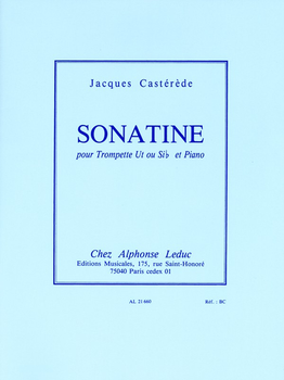 Casterede, Jacques - Sonatine for Trumpet and Piano