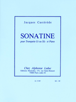 Casterede, Jacques - Sonatine for Trumpet and Piano