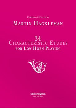 Hackleman - 34 Characteristic Etudes for Low Horn Playing