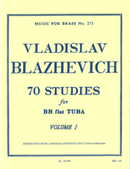 Blazhevich -- 70 Studies for B-Flat tuba, Vol. 1