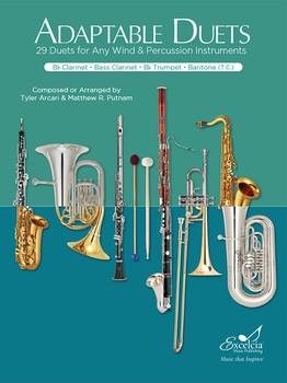 Adaptable Duets for Bb Clarinet, Bass Clarinet, Bb Trumpet, and Baritone (T.C.)