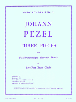 Pezel -- 3 Pieces for Brass Quintet