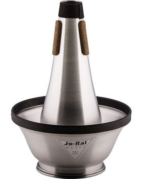 Jo-Ral Small Tenor Trombone Adjustable Cup Mute, Aluminum