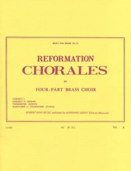 King -- Reformation Chorales for Brass Quartet