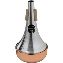 Tom Crown Tenor Trombone Straight Mute - Aluminum with Copper Bottom